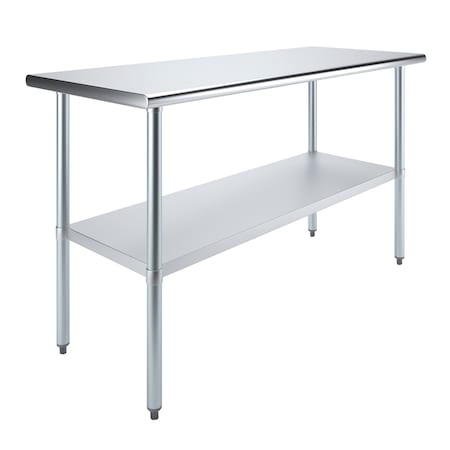 Amgood 24 in. x 60 in. Stainless Steel Table AMG WT-2460
